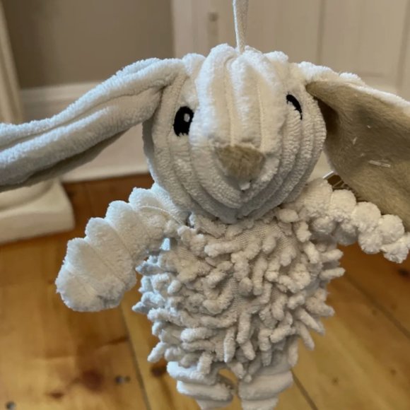 Petlou Inc. ~ Easter 8’’ Natural Rabbit ~ Squeaky Dog Toy - Picture 5 of 6